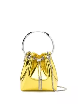 Jimmy Choo сумка-ведро Bon Bon, желтый
