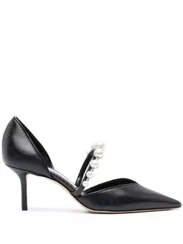 Jimmy Choo туфли Aurelie 65 с искусственным жемчугом, синий