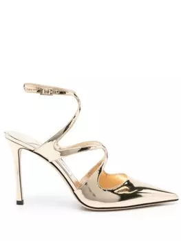 Jimmy Choo туфли Azia 95, золотистый