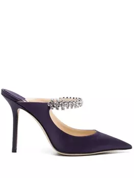 Jimmy Choo туфли Bing 100 с кристаллами, фиолетовый