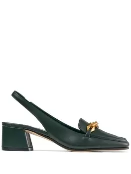 Jimmy Choo туфли Diamond Tilda 45 с ремешком на пятке, зеленый