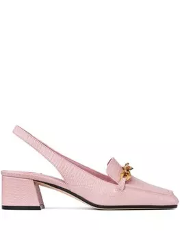 Jimmy Choo туфли Diamond Tilda 45 с ремешком на пятке, розовый