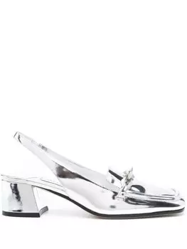 Jimmy Choo туфли Diamond Tilda 45, серебристый