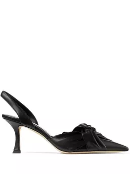 Jimmy Choo туфли Hedera 70 с узлом, черный