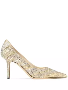 Jimmy Choo туфли Love 85 мм, золотистый