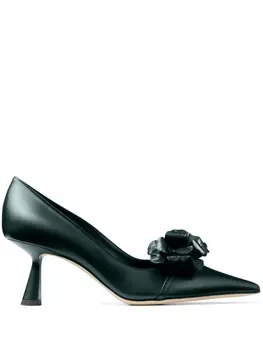 Jimmy Choo туфли Rosalia Flowers 65, зеленый