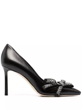 Jimmy Choo туфли с логотипом, черный