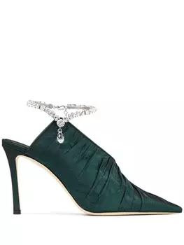 Jimmy Choo туфли Sadia 95, зеленый