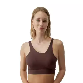 Jin Born Living Yoga Женский топ для йоги, коричневый