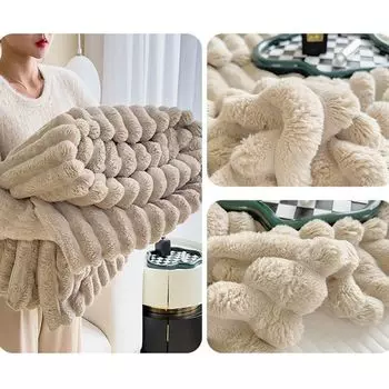 Jinaishop приятное одеяло 200 x 230 см пушистое одеяло супер толстое одеяло флисовое одеяло мягкое теплое грубое вельветовое одеяло для кровати и дивана цвета хаки, зеленый