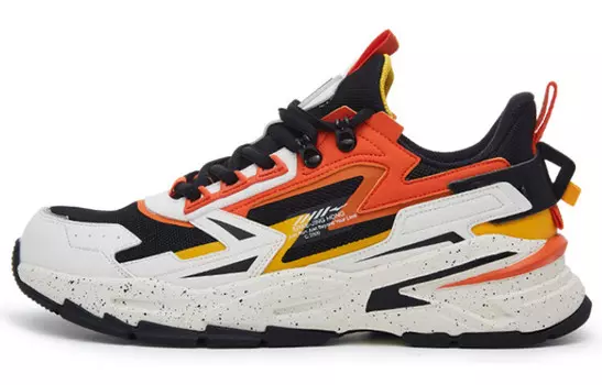 Jing Hong 2.0 Кроссовки Lifestyle для мужчин с низким верхом Positive Black/Orange-red Erke