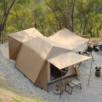 Jingdian Guangnian автоматическая быстрооткрывающаяся складная палатка Green Boat большой коврик на 34 человека (маленький размер)