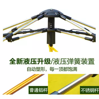 Jingdian Guangnian JDGN двойная автоматическая быстрооткрывающаяся палатка из нержавеющей стали желтая на 3-4 человека зеленая