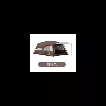 Jingdian Guangnian JDGN открытый кемпинг непромокаемая большая палатка сырного цвета 5/8 кофейного цвета 4/6
