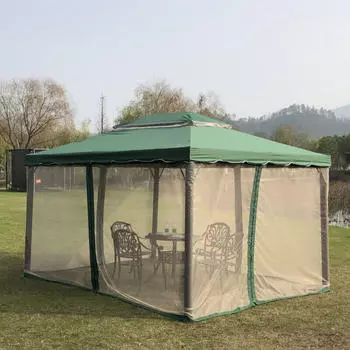 Jingdian Guangnian JDGN Римский тент 3x4 классическая модель с двойными шторами Классическая модель 3x4 с двойными стенками и двойными шторами