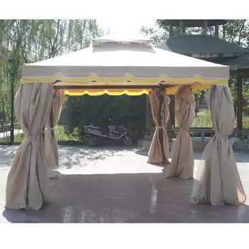 Jingdian Guangnian JDGN Римский тент, маркиза 3x4, роскошная модель с двойными шторами, классическая модель 25x25 с двойными шторами