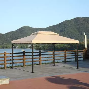 Jingdian Guangnian JDGN Римский тент садовый тент 3x4 роскошная модель без штор классическая модель 35x35 с двойными сторонами, включая двойные шторы