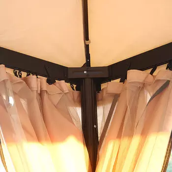 Jingdian Guangnian JDGN Римский тент садовый тент 3x4 роскошная модель с двойными шторами 25x25 классическая модель без штор