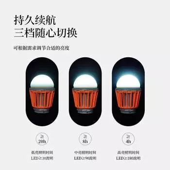 Jingdian Guangnian кемпинговая лампа от комаров цвета хаки