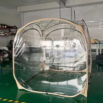 Jingdian Guangnian кемпинговая палатка дорожная быстрооткрывающаяся палатка четырехсторонняя прозрачная модель 180/180/165 см четырехсторонняя прозрачная модель