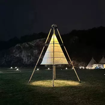 Jingdian Guangnian коническая пирамида с навесом в парке, дикая роскошная палатка-фонарь, стальная труба 55 м/