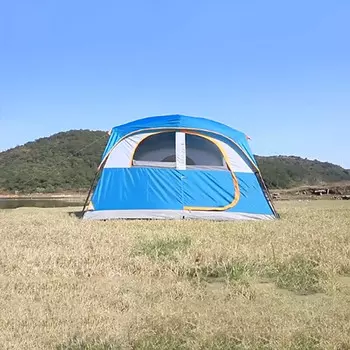 Jingdian Guangnian непромокаемая палатка для кемпинга, зеленая, на 58 человек, зеленая