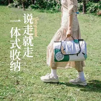 Jingdian Guangnian весенний коврик для прогулок, влагостойкий коврик для леса, 200*200 см, ультразвуковая модель