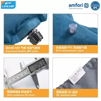 Jingdian Guangnian влагостойкий спальный коврик для обеденного перерыва оранжевый серый двойной полный лист средней толщины: 192 132 30c