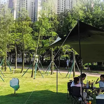 Jingdian Lightyear палатка с навесом, тент для кемпинга, квадратный 33, внешняя упаковка, ткань Оксфорд, сумка для гвоздей с быстрой горловиной, сумка для трубки с быстрой горловиной, квадратная 34