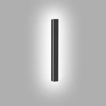 Jiubiaz светодиодный настенный светильник, настенное освещение, крытый и открытый светильник для прихожей, настенный светильник, настенный светильник, 80 см, 18 Вт, холодный белый, черный