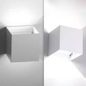 Jiubiaz светодиодный настенный светильник настенные светильники IP65 гостиная прихожая лампа лестница настенный светильник наружное украшение 7 Вт белый холодный белый