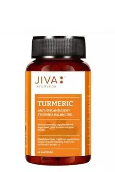 Jiva, Куркума 450мг, 60 капсул.