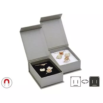 Jk Box Подарочная коробка для небольшого набора ювелирных изделий Vg-6 / Ag