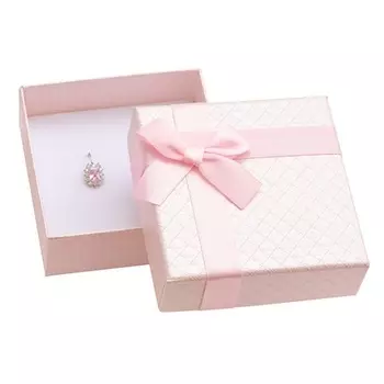 Jk Box Подарочная коробка для ювелирных изделий с лентой At-4 / A5