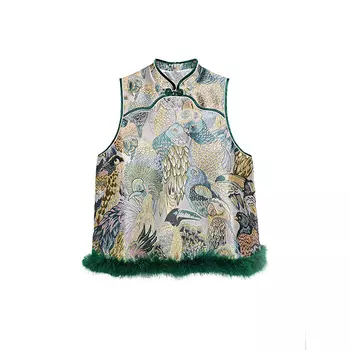 JK&JS Жилет женский синие