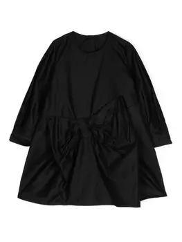 Jnby by JNBY платье с длинными рукавами и бантом, черный