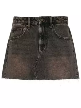 JNBY джинсовая юбка а-силуэта, черный