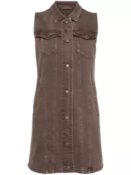 JNBY хлопковое мини-платье, нейтральный цвет