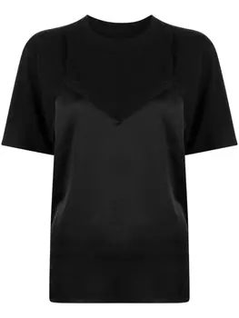 JNBY многослойная футболка, черный