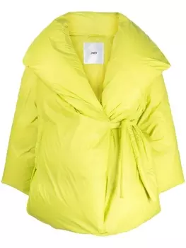 JNBY пуховик с запахом, зеленый