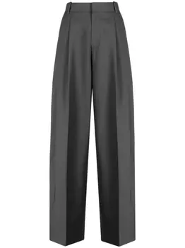 JNBY широкие брюки строгого кроя, зеленый