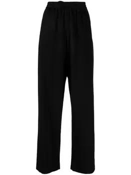 JNBY спортивные брюки широкого кроя с кулиской, черный