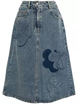 JNBY юбка А-силуэта, синий