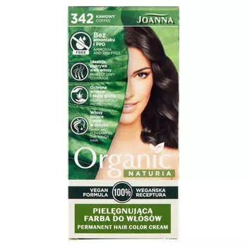 Joanna Naturia Organic питательная краска для волос 342 Кофе