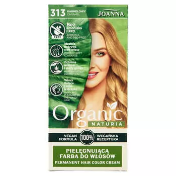 Joanna Naturia Organic ухаживающая краска для волос 313 Карамель