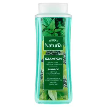 Joanna Naturia шампунь для волос крапива и зеленый чай, 500 мл