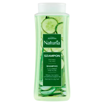 Joanna Naturia Шампунь для волос с огурцом и алоэ, 500 мл