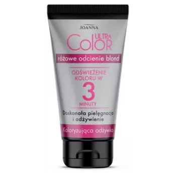 Joanna Ultra Color кондиционер-краска для волос розовый, 100 г
