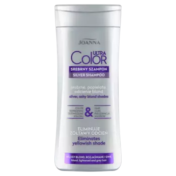 Joanna Ultra Color серебряный тонирующий шампунь для светлых волос, 200 мл