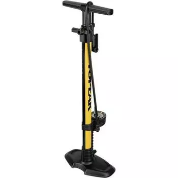 JoeBlow Sport 2-ступенчатый напольный насос Topeak, желтый/черный